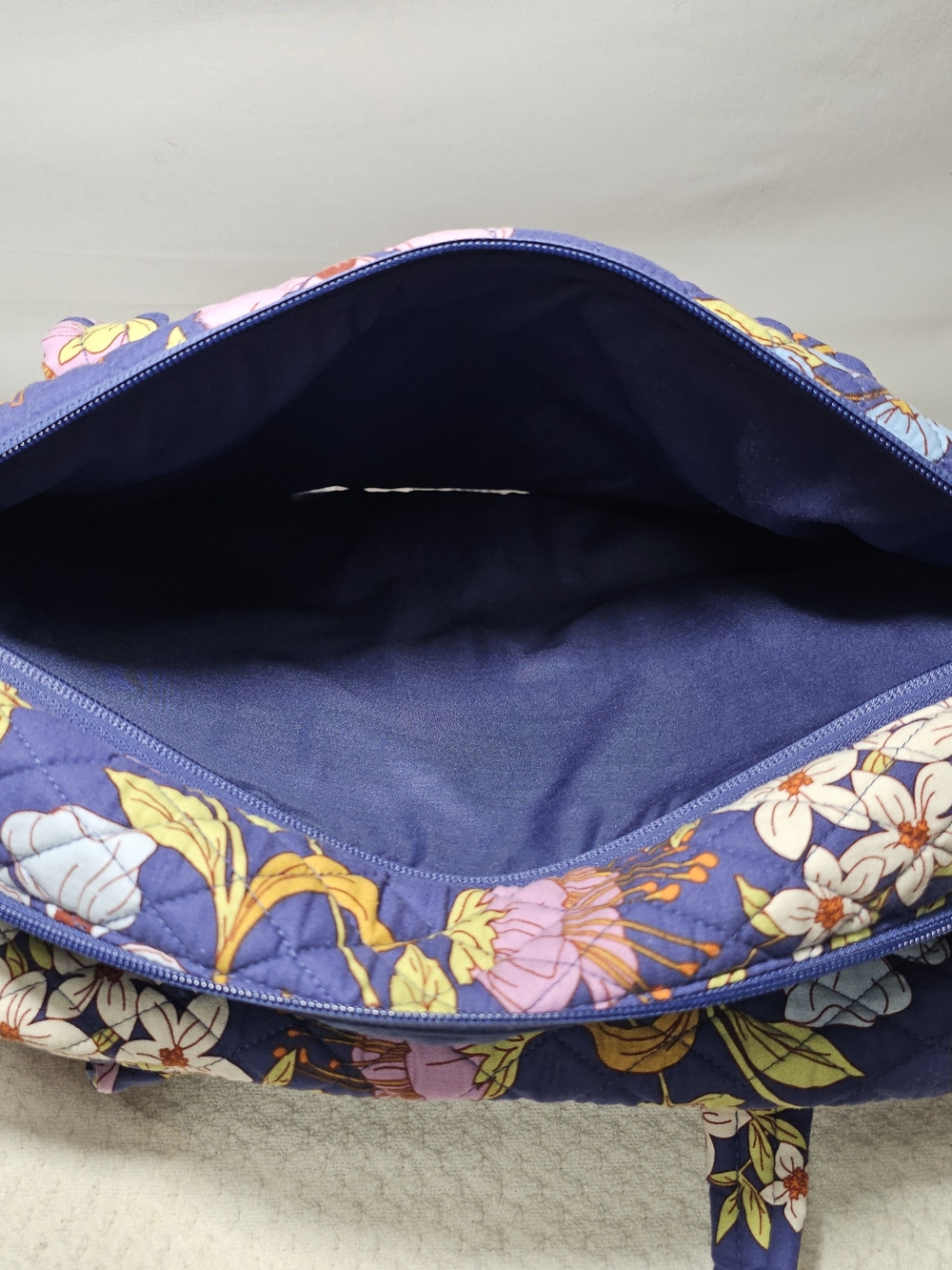 Vera Bradley Quilted Weekender in Coffee Garden - Picture 7 of 9